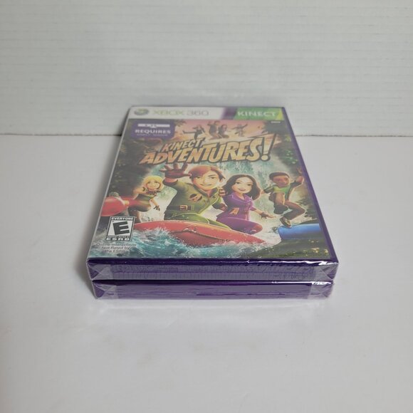 Lot of 2 Xbox 360 Kinect Games Just Dance 4 & Kinect Adventures New Sealed - Picture 4 of 7